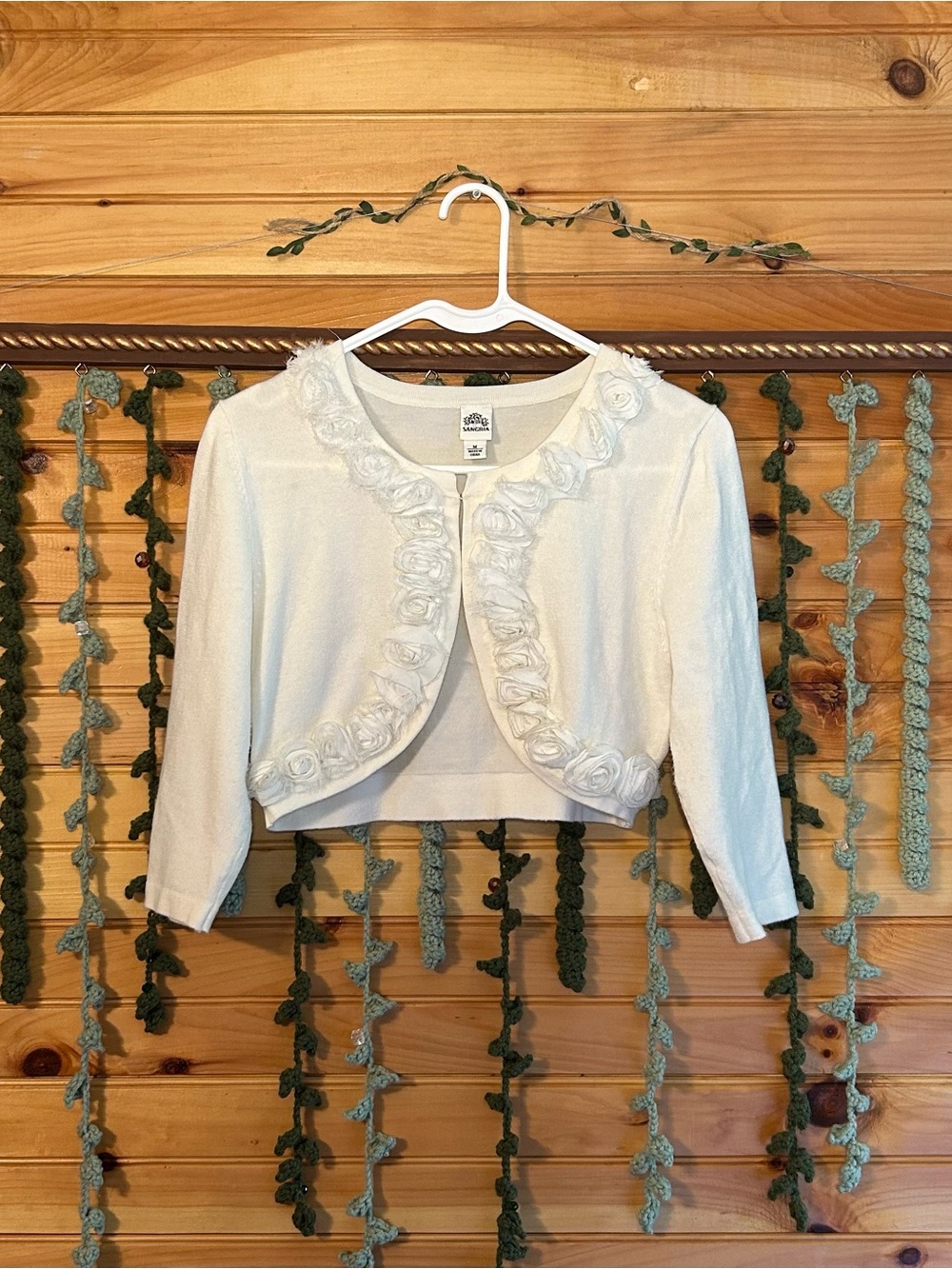 Vintage Cropped Bolero Cardigan